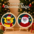 Christmas Punch Needle Kit for Adult Beginner, Fun DIY Needle Point Craft for - Image 2