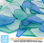 Keedolla 40oz Sea Glass Pieces for Crafts, Beach Sea Glass Tumbled Decor - Image 4