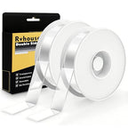Heavy Duty Double Sided Tape, 1.18 x 80 in, 2 Pack | Removable washable nano by Rvhouse