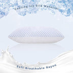 OSBED Adjustable Cooling Shredded Memory Foam Pillows King Size Set of 4 - Image 2