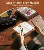 Wakhow Flower Press Kit – 11" x 11" Large Wooden Flower Presser - Image 5