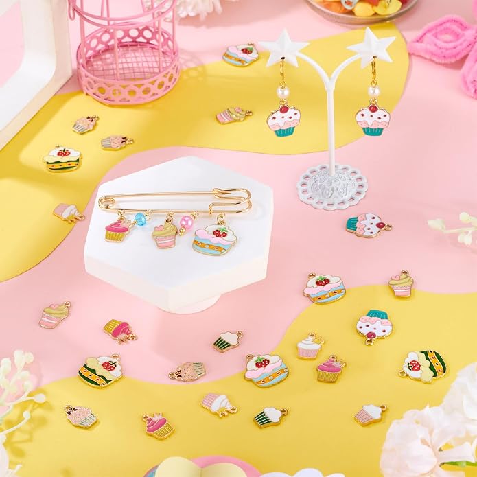 Enamel Food Charms Cute Assorted Food Pendants Sweet Dessert Charms - Image 3