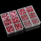 10000Pcs 2-Boxes Mixed Size Hot Fix Round Crystals Gems Glass Stones Hotfix - Image 5