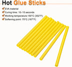 HARFINGTON 10pcs Hot Glue Sticks 0.43" Dia x 5.91" Long EVA Mini Hot Melt - Image 4