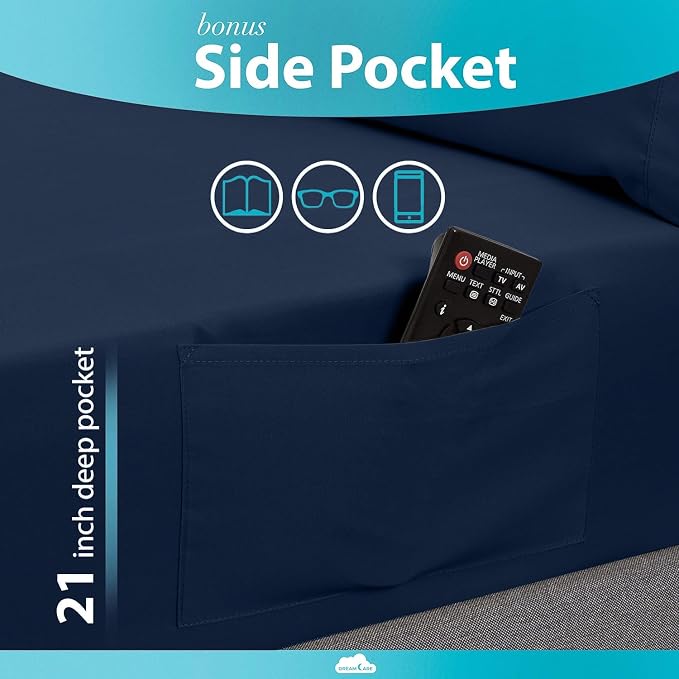 DREAMCARE King Fitted Sheet Only - Image 3