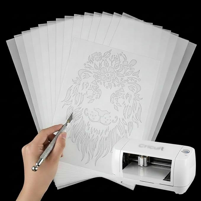 Frienda 24 Pack 7.5 Mil Blank Stencil Sheets, 12 x 24 Inch Plastic Making Sheet by Frienda