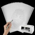 Frienda 24 Pack 7.5 Mil Blank Stencil Sheets, 12 x 24 Inch Plastic Making Sheet by Frienda