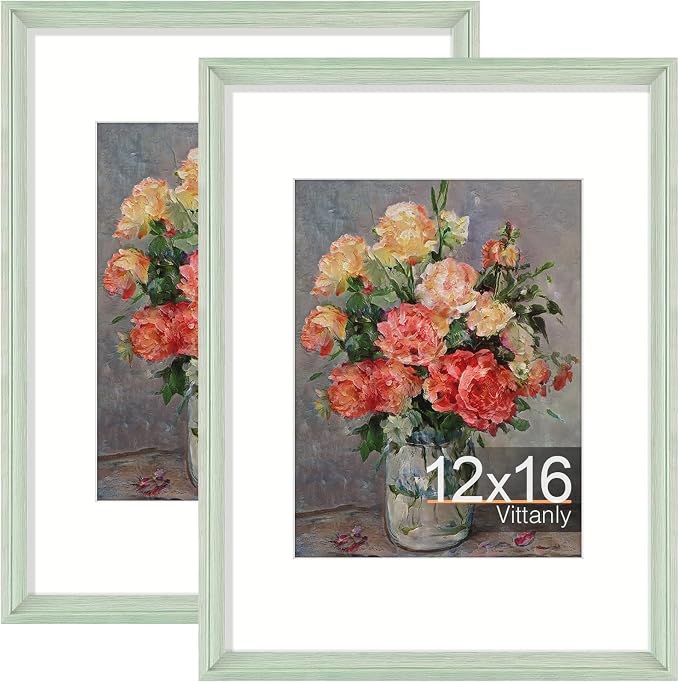 Vittanly 12x16 Picture Frames Set of 2, Ornate Vintage Photo Frame by Vittanly