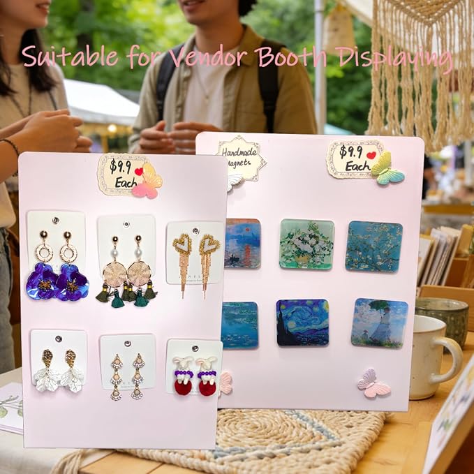 2 Pack Metal Pink Magnet Display Board - Image 4