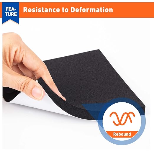 MAGZO 4Pcs Adhesive Foam Padding 1/2 in Thick X 12 in X 8 in | Closed Cell - Image 5