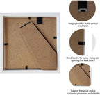 5x5 Small Shadow Box Frame Display Case, Display Case Box - Image 3