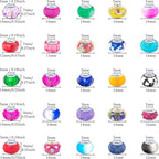 220 Pcs Large Hole Beads for Jewelry Making - Image 3