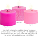 Pink Candle Dye 2oz for Soy Candle Making – Highly Concentrated Candle Wax Dyes - Image 5