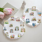 50PCS Garden Stickers Aesthetic PET Sticker Garden Flower wall Decal Waterproof - Image 9