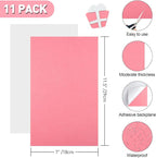 NACHLYNN 11Pcs Self Adhesive Felt Fabric Sheets 7"x11.5" /18x29cm Sticky Back - Image 2