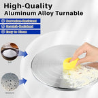 Banding Wheel, Double-Sided Pottery Turnable Wheel Aluminium Alloy Heavy Duty - Image 4