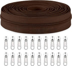 Sawoake #3 Nylon Coil Zippers by The Yard Bulk 10 Yards by Zipper