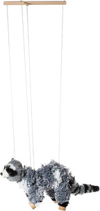 Artisan Owl Raccoon Marionette Puppet - Image 7