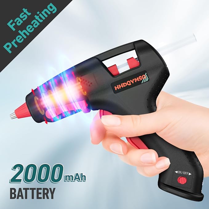 Cordless Hot Glue Gun, 20W Hot Glue Gun - Image 2