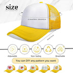 Vabean 24 Pack Sublimation Blank Cap Trucker Mesh Cap Unisex Plain Blank - Image 2