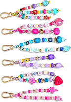 MYCUTEY DIY Keychain Making Kit-Big Beaded Keychain & Bag Charm Craft Supplies - Image 3