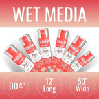 Grafix Dura-Lar 0.004" Film, Ultra Clear Wet Media 50" x12', Plastic Film - Image 2