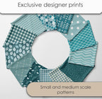 Cotton Satin Patchwork Fabric Panel – 35 Designs, 20×20 cm Squares, Single - Image 3