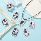 22 Pcs Tarot Card Acrylic Charms Vintage Magic Tarot Card Pendants Rectangle - Image 6