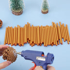 ENPOINT 120pcs Metallic Gold Hot Glue Sticks Mini - Image 4