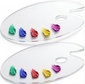 DUGATO Clear Acrylic Paint Palette, 11.8 x 7.9 in | Medium Size Palette by DUGATO