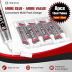 8 PCS 15ml B7000 Rhinestone Glue Clear – Super Glues - Image 2