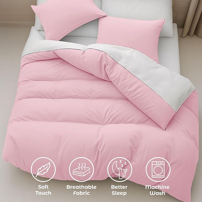 Pure Bedding Duvet Cover Queen Size - Image 4