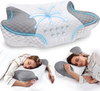 Cervical Neck Pillows with Memory Foam by VJASD