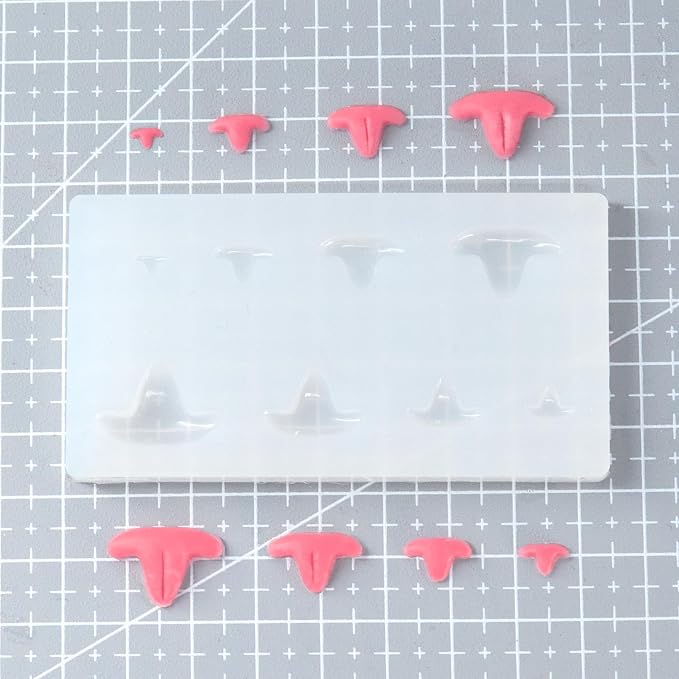 Nuvretk 8 Cute Silicone Molds for Needle Felting by Unknown