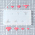 Nuvretk 8 Cute Silicone Molds for Needle Felting by Unknown