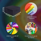 FabricLA Acrylic Felt Sheets for Crafts - Image 3