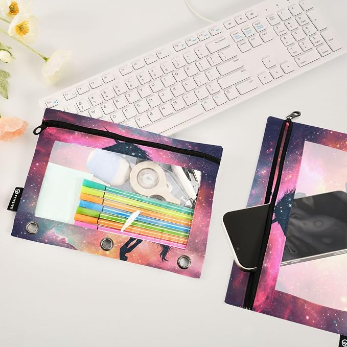 Unicorn Galaxy Sky Pencil Pouch - Image 5