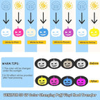 Color Changing Puff Vinyl Heat Transfer 3D Foaming Vinyl-6 Sheets 12''x 10'' - Image 3
