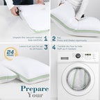 viewstar Bed Pillows King Sizes Set of 2, Hotel Quality Cooling Down - Image 8