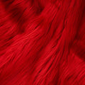 Red Faux Fur Fabric by The Yard by Qidkeo