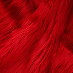 Red Faux Fur Fabric for Crafts Squares Furry Fabric for Sewing, Upholstery & by Qidkeo