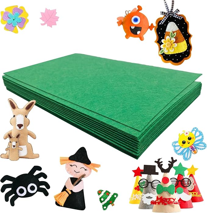 Jtnohx Felt for Crafts, Craft Felt Square for Sewing - Image 4