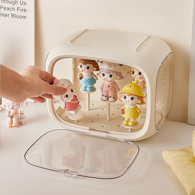 Clear Acrylic Display Case for Figures - Image 3