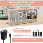 Peakeep Digital Clock, Alarm Clock Battery Backup Powered - Image 2