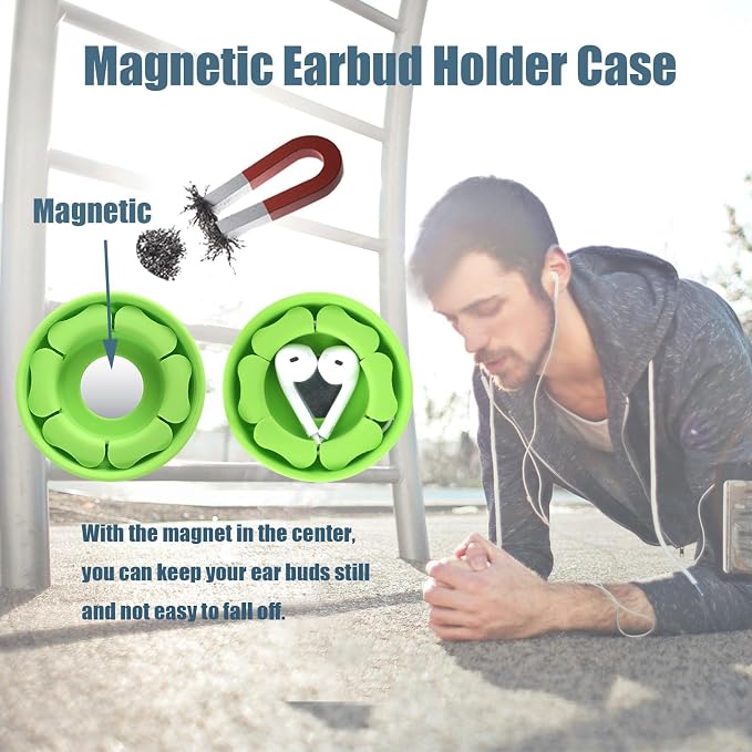 MAIRUI Wired Earbud Case Earphone Headphone Cord Organizer Earbuds Wrap Soft - Image 2