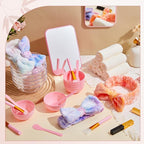Teenyyou 10 Set Tie Dye Purple Spa Party Supplies - Image 4