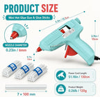 Mini Hot Glue Gun Kit with 30 Glue Sticks and Carrying Case, 15W Fast - Image 2