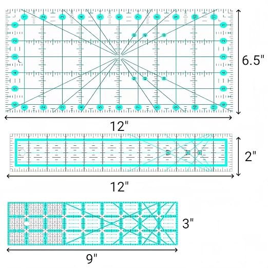 8 Quilting Rulers | Quilting Rulers and Templates, Quilting Templates, Quilting - Image 5