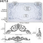 Garland Mold for Polyclay Air Dry Clay Plaster - Image 2