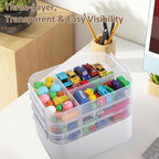 Gifhomfix 4-Layer Plastic Craft Organizers and Storage Box - Image 6